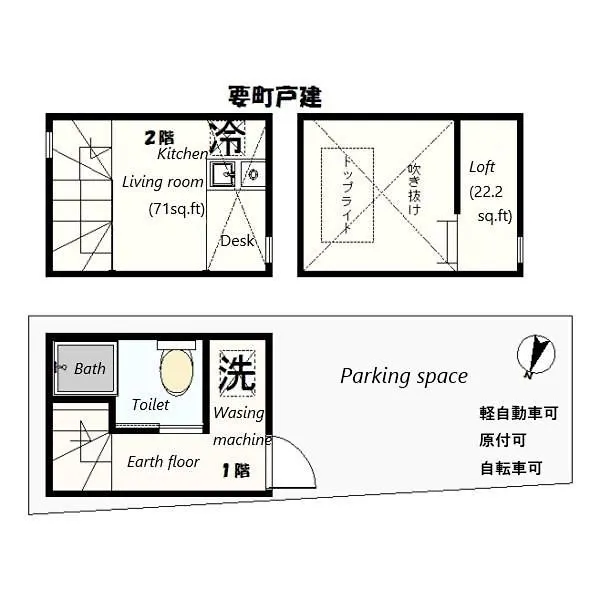 Apartamento Kanamecho Detached House Tokio Japón